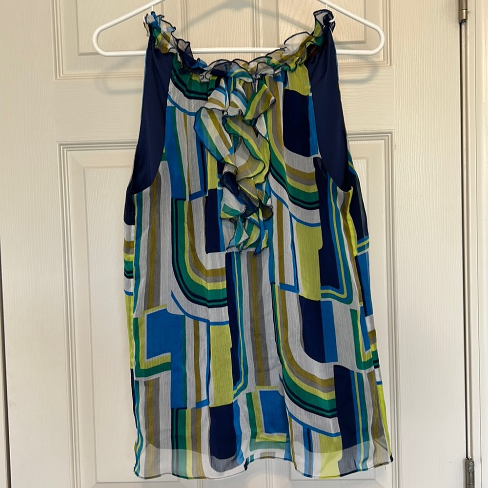 The Limited, size medium patterned blouse in bright colors